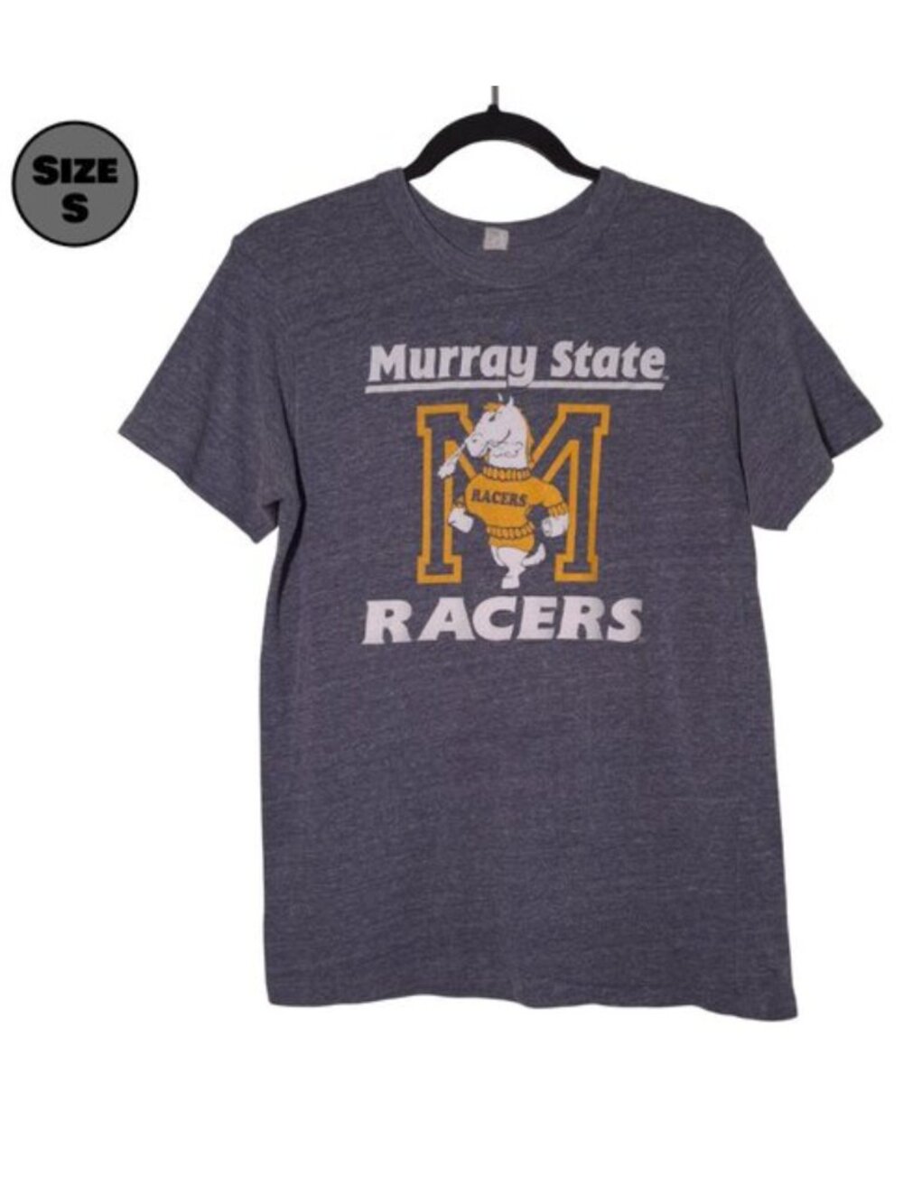 VINTAGE Murray State Racers: MSU = OVC USED Shirt (S, Kentucky, Single Stitch)